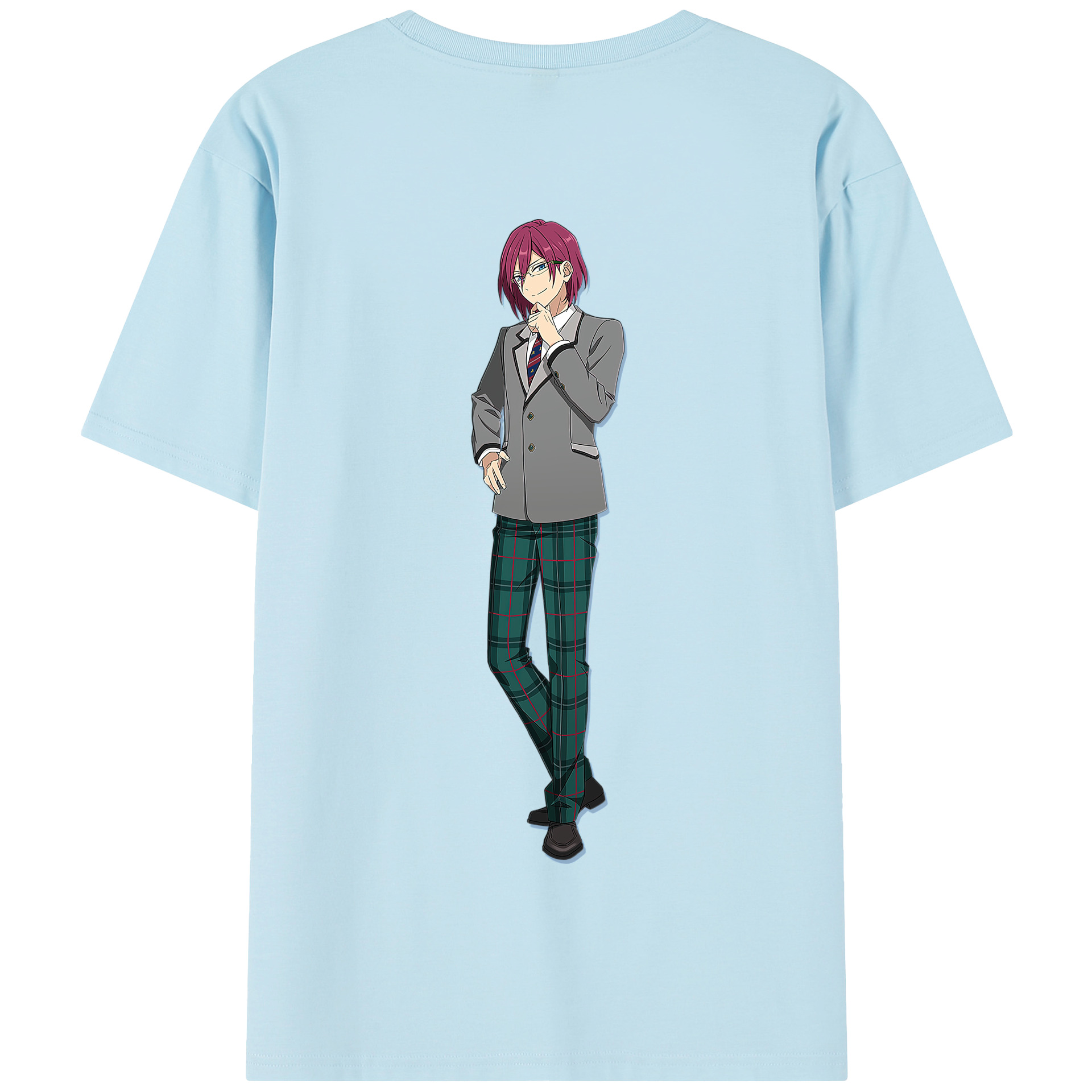 （画像用） あんさんぶるスターズ! Ensemble Stars 綿100％半袖Tシャツ（背面プリント）
